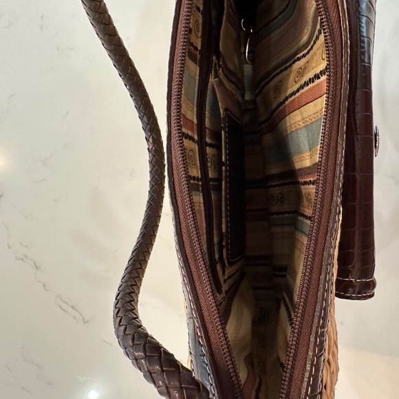 Brighton Woven and Leather purse - Picture 3 of 5